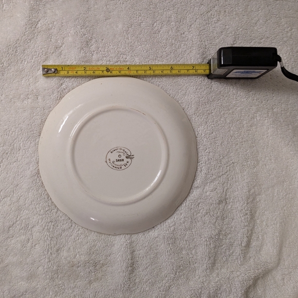 Vintage Crest-O-Gold Sabin 22K gold trimmed English Springer Spaniel plate - Picture 3 of 4